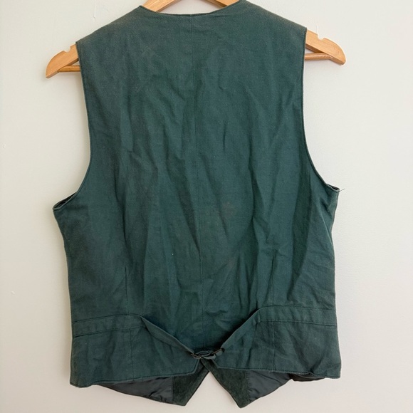 Vintage 90s Looney Tunes Tasmanian Devil Suede Vest X-Small Warner Brothers - Picture 5 of 10